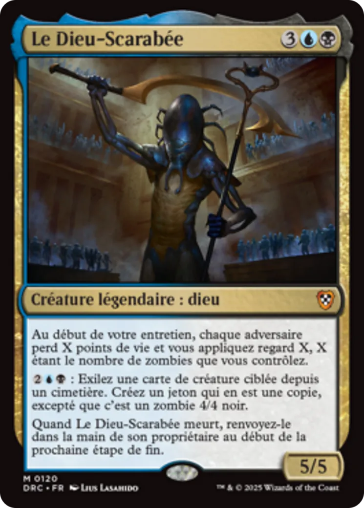 Le Dieu-Scarabée — Aetherdrift Commander — Magic: The Gathering