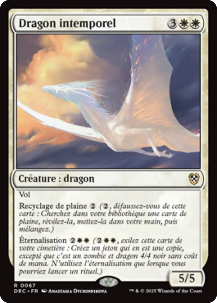 Dragon intemporel — Aetherdrift Commander — Magic: The Gathering