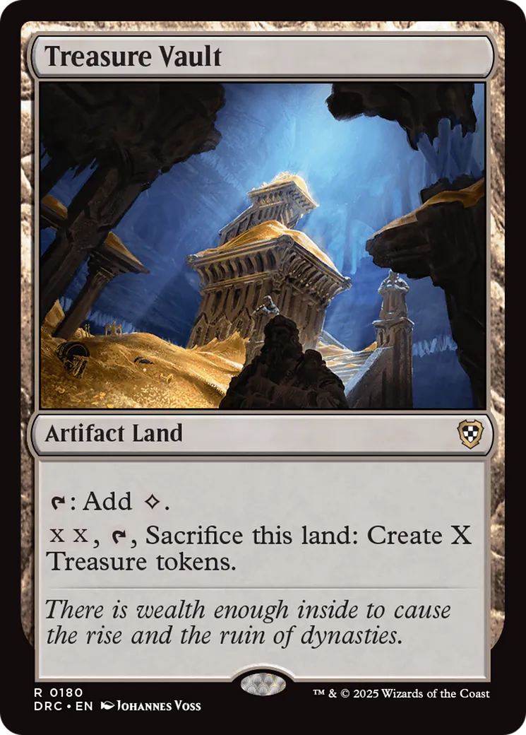 Treasure Vault — Aetherdrift Commander — Magic: The Gathering