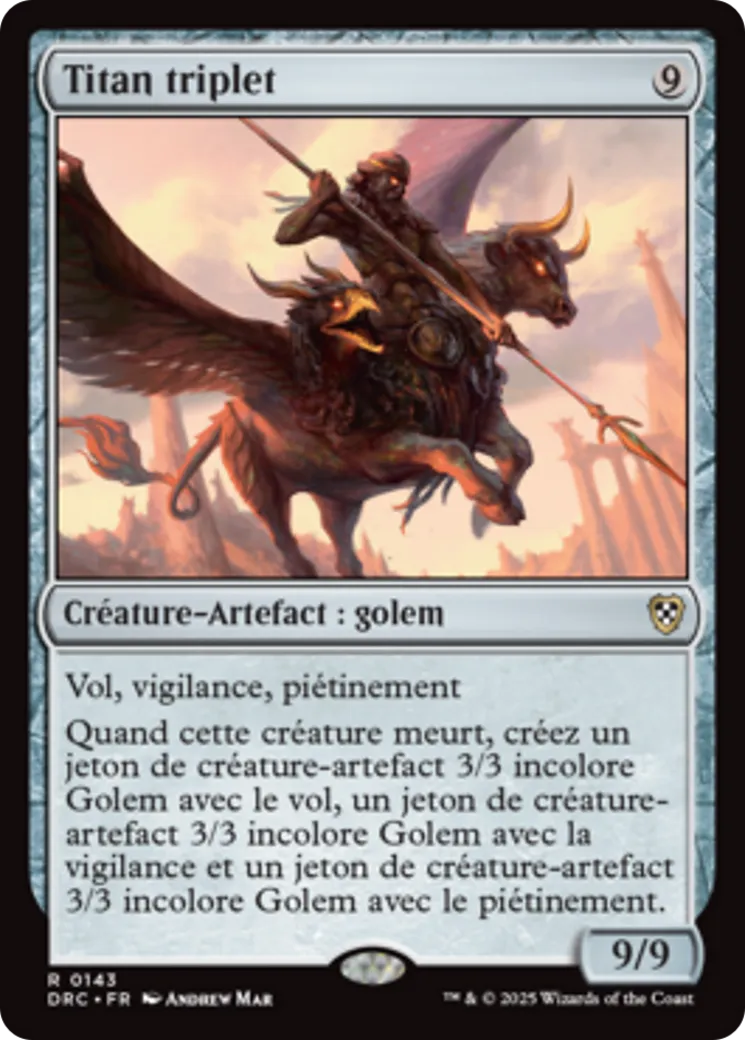 Titan triplet — Aetherdrift Commander — Magic: The Gathering