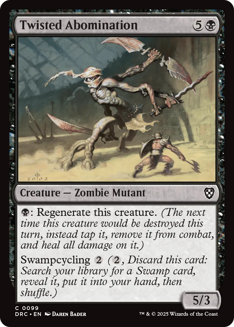Twisted Abomination — Aetherdrift Commander — Magic: The Gathering