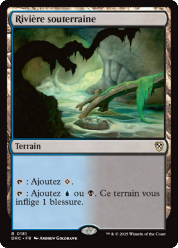 Rivière souterraine — Aetherdrift Commander — Magic: The Gathering