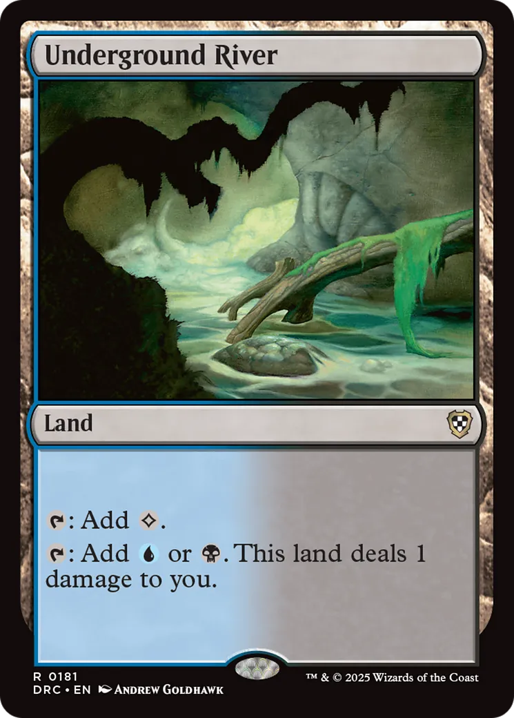 Underground River — Aetherdrift Commander — Magic: The Gathering