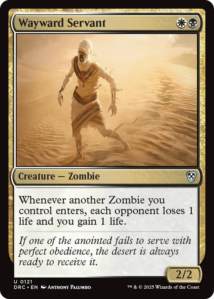 Wayward Servant — Aetherdrift Commander — Magic: The Gathering