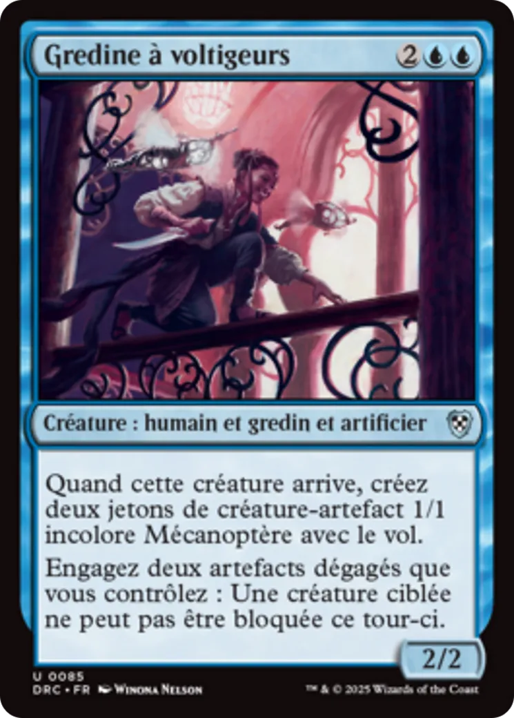 Gredine à voltigeurs — Aetherdrift Commander — Magic: The Gathering