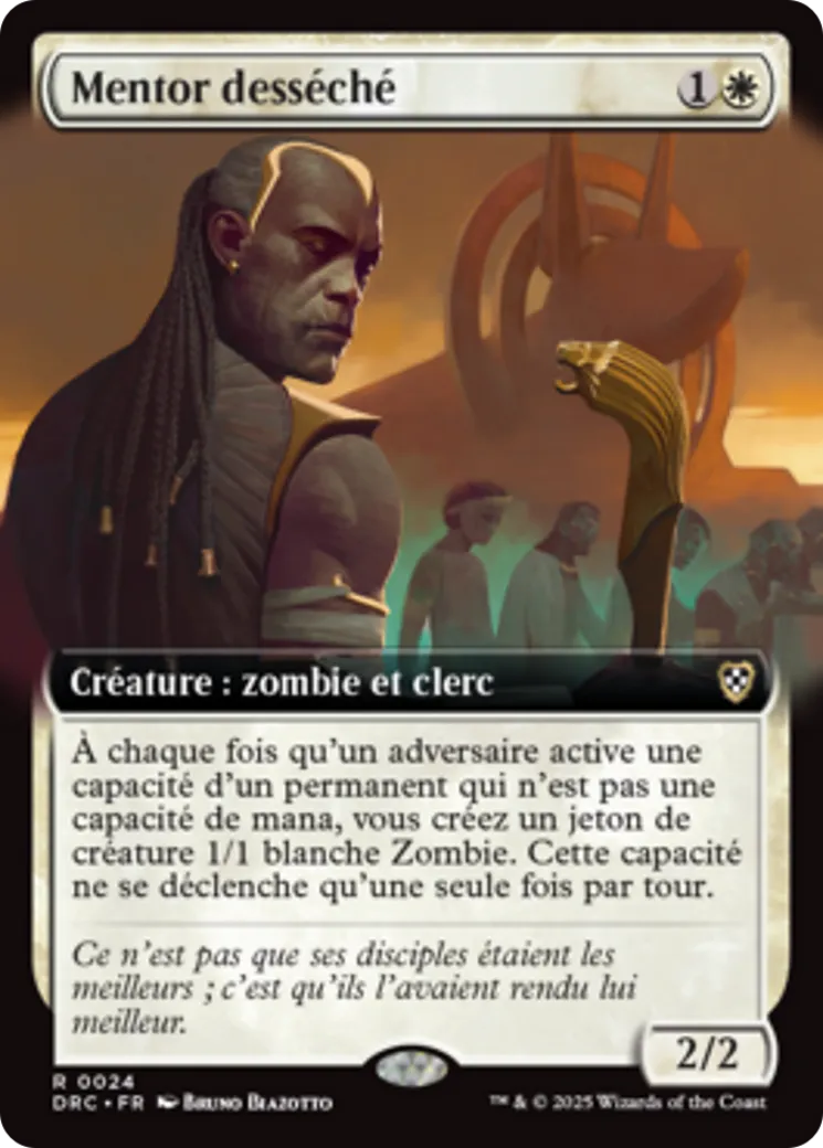 Mentor desséché — Aetherdrift Commander — Magic: The Gathering