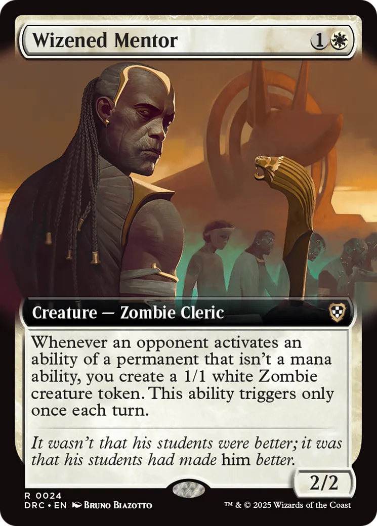 Wizened Mentor — Aetherdrift Commander — Magic: The Gathering