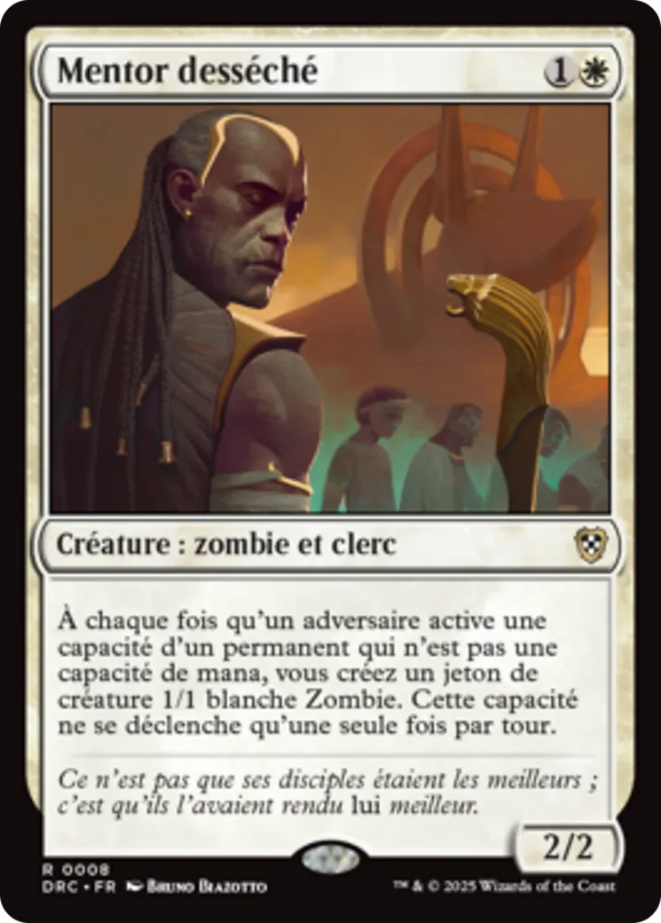 Mentor desséché — Aetherdrift Commander — Magic: The Gathering
