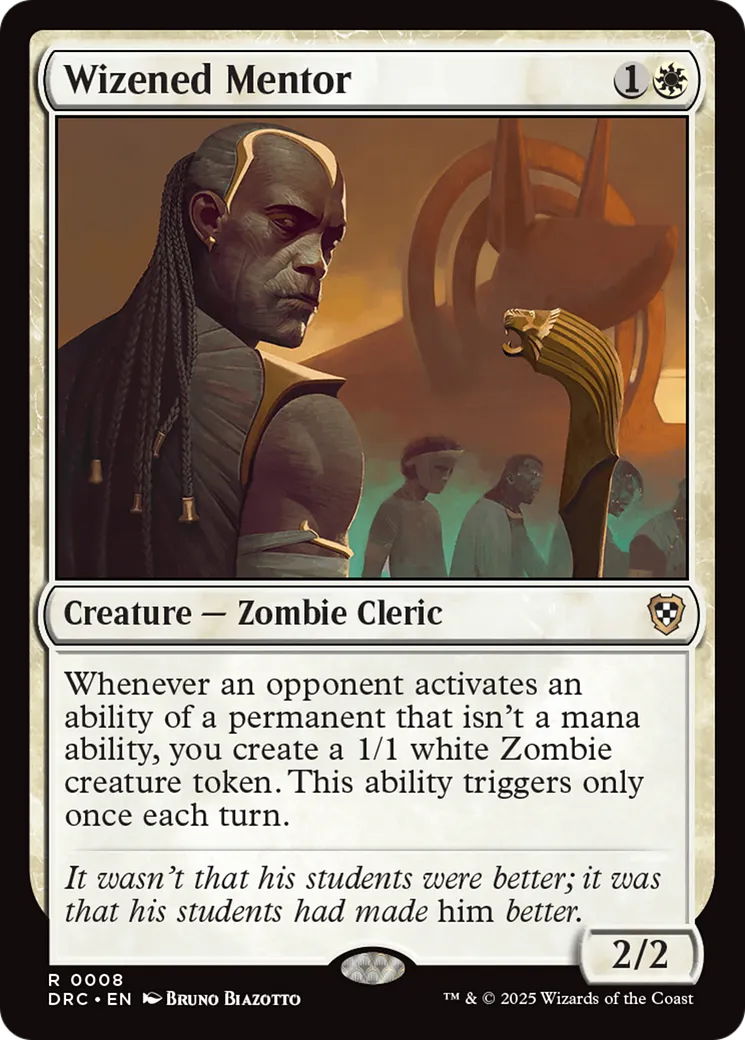 Mentor desséché — Aetherdrift Commander — Magic: The Gathering