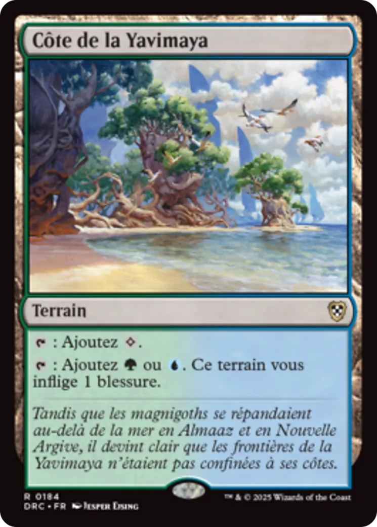 Côte de la Yavimaya — Aetherdrift Commander — Magic: The Gathering