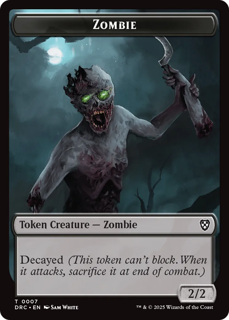 Zombie — Aetherdrift Commander — Magic: The Gathering