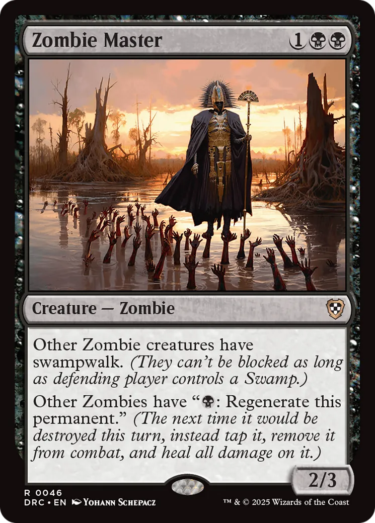 Zombie Master — Aetherdrift Commander — Magic: The Gathering