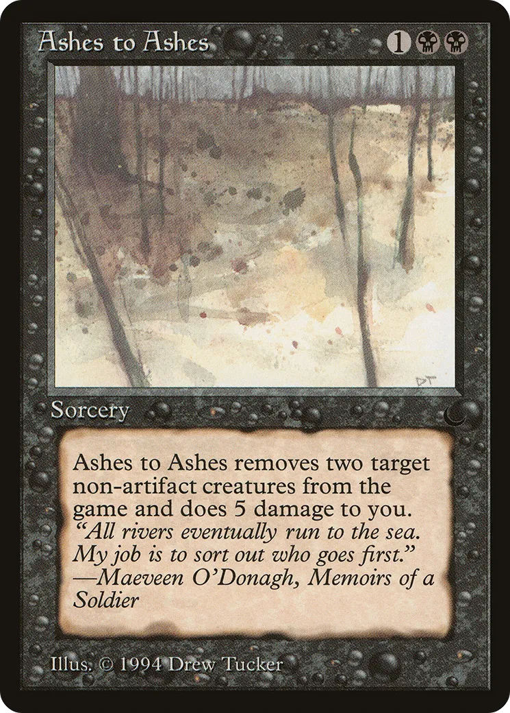 Ashes to Ashes — The Dark — Magic: The Gathering