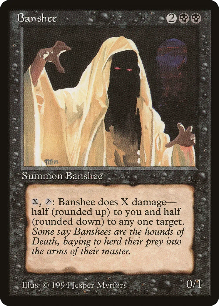 Banshee from The Dark - Magic: The Gathering
