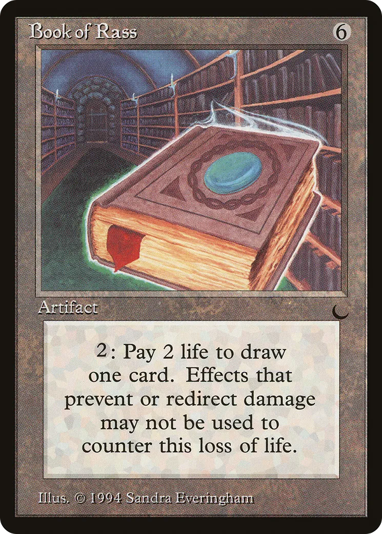Book of Rass — The Dark — Magic: The Gathering