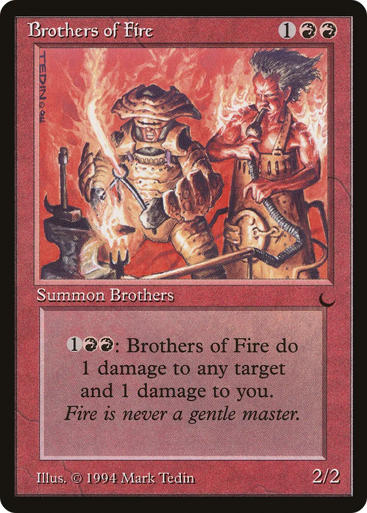 Frères de feu — The Dark — Magic: The Gathering