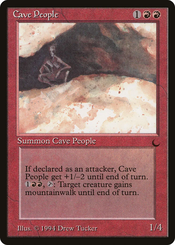 Peuple des cavernes — The Dark — Magic: The Gathering