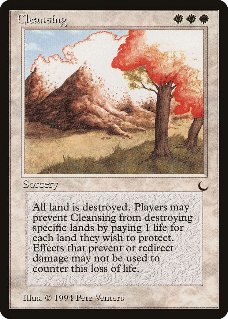 Cleansing — The Dark — Magic: The Gathering