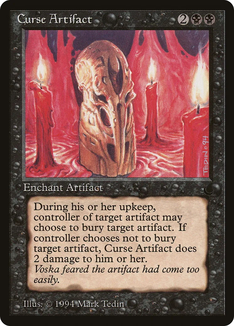 Curse Artifact — The Dark — Magic: The Gathering