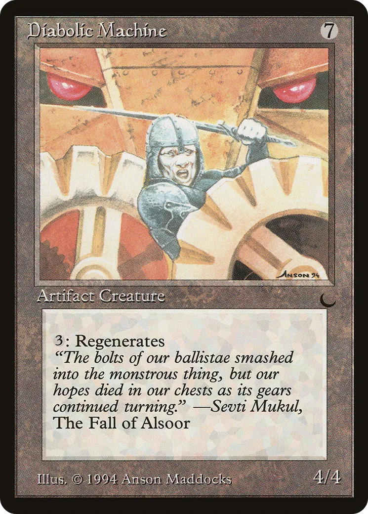 Machine diabolique — The Dark — Magic: The Gathering