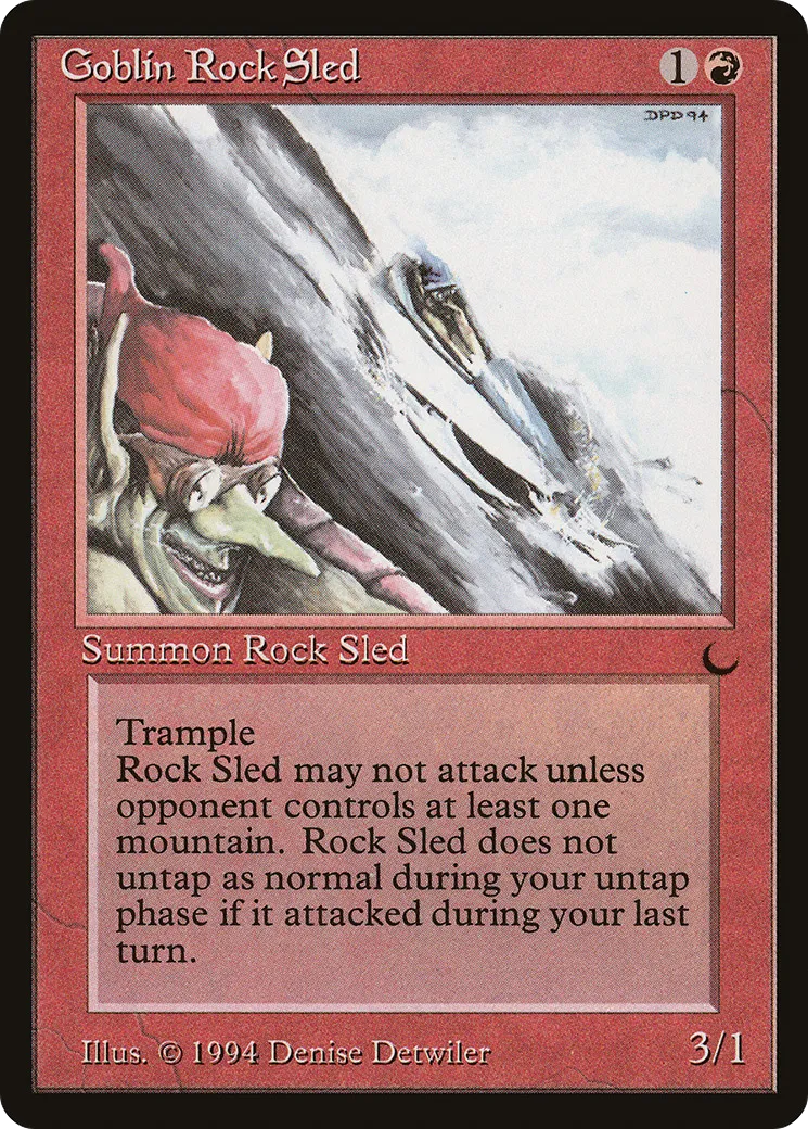 Goblin Rock Sled — The Dark — Magic: The Gathering