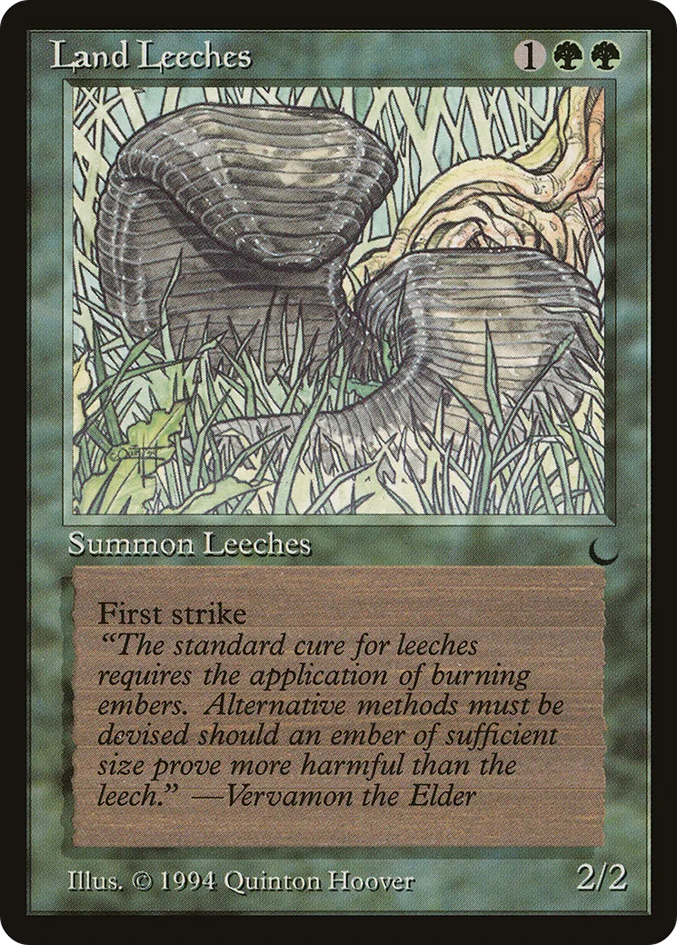 Land Leeches — The Dark — Magic: The Gathering