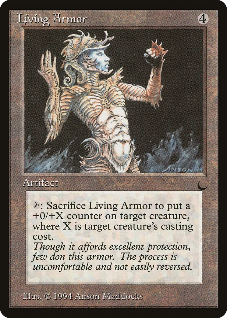 Living Armor — The Dark — Magic: The Gathering