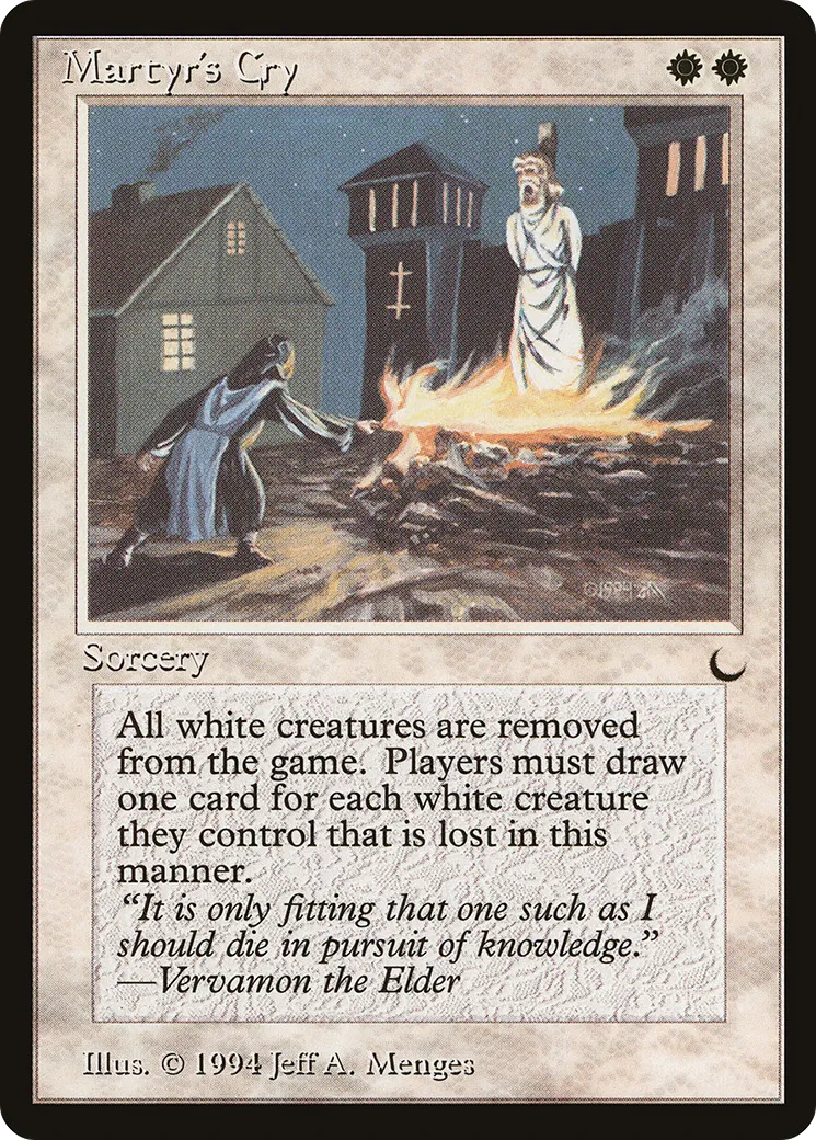 Martyr's Cry — The Dark — Magic: The Gathering