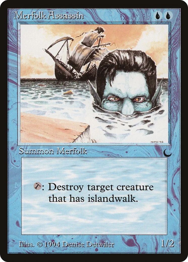 Merfolk Assassin — The Dark — Magic: The Gathering