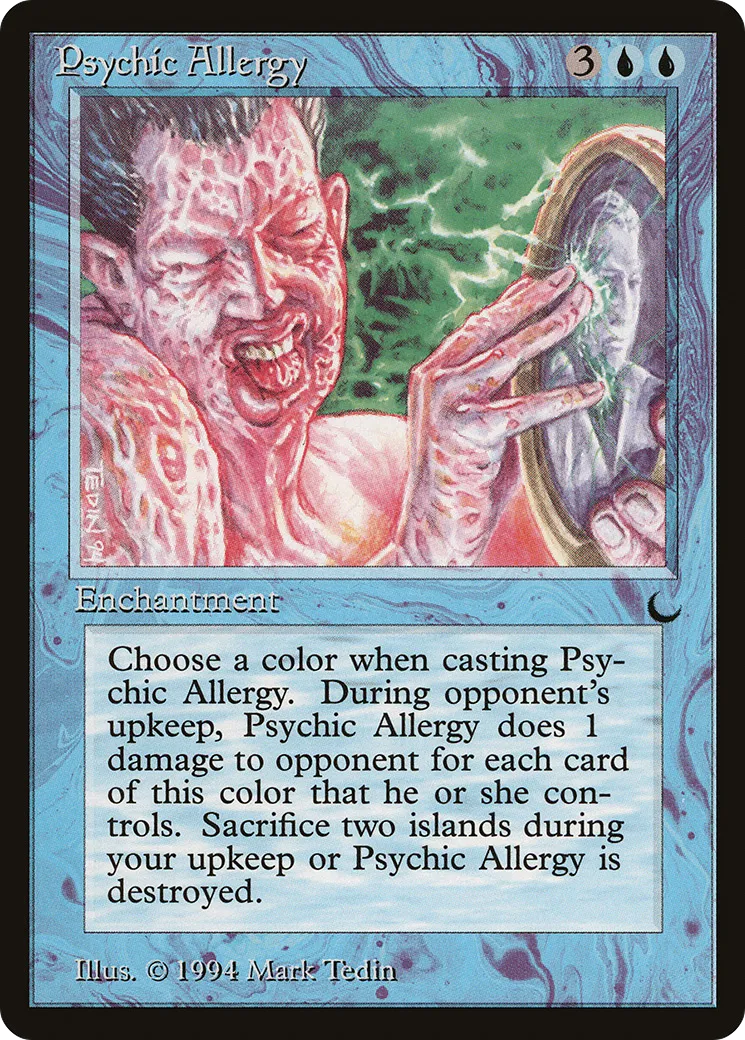 Psychic Allergy — The Dark — Magic: The Gathering