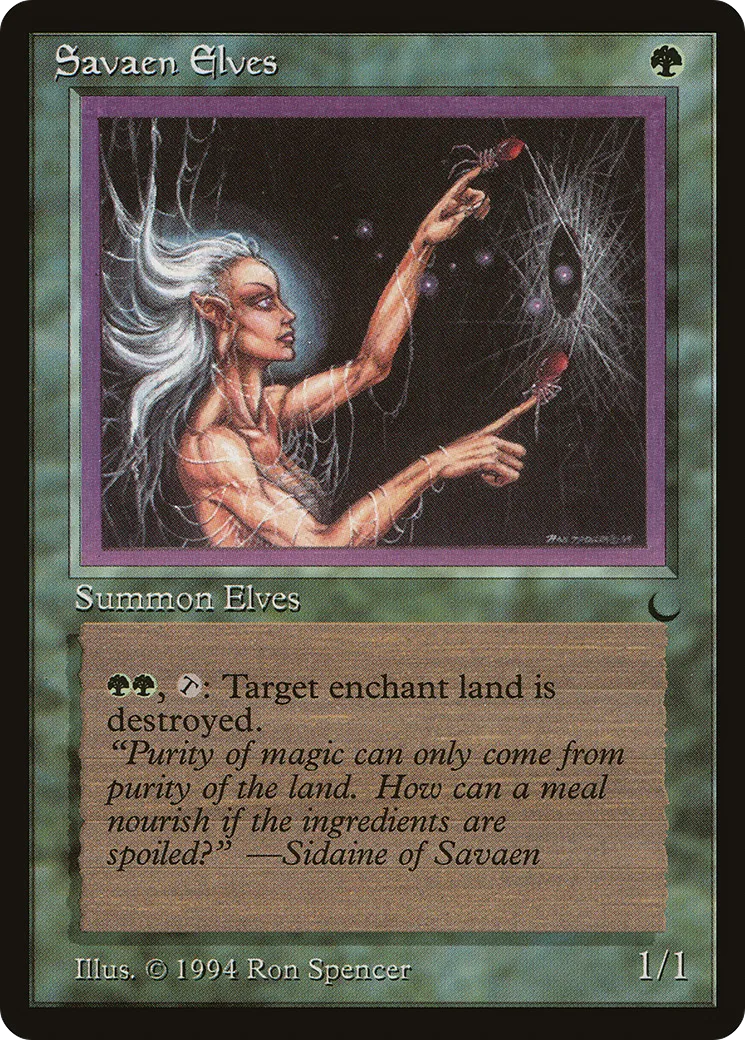 Savaen Elves — The Dark — Magic: The Gathering