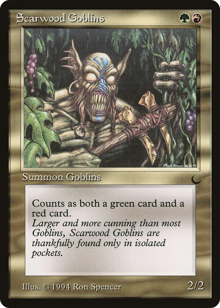 Scarwood Goblins — The Dark — Magic: The Gathering