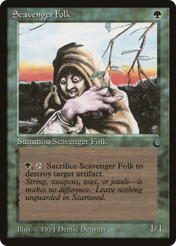 Scavenger Folk — The Dark — Magic: The Gathering