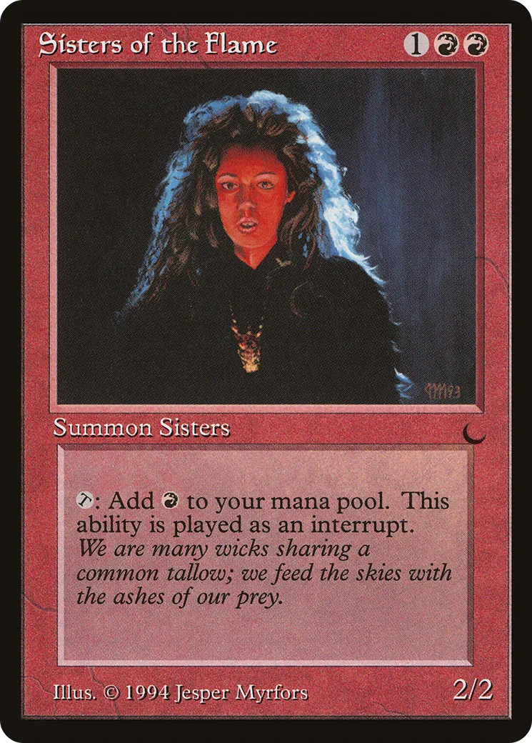 Soeurs de la flamme — The Dark — Magic: The Gathering
