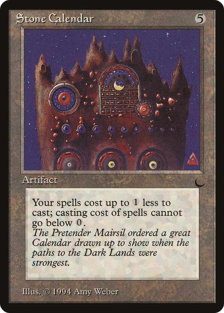 Stone Calendar — The Dark — Magic: The Gathering