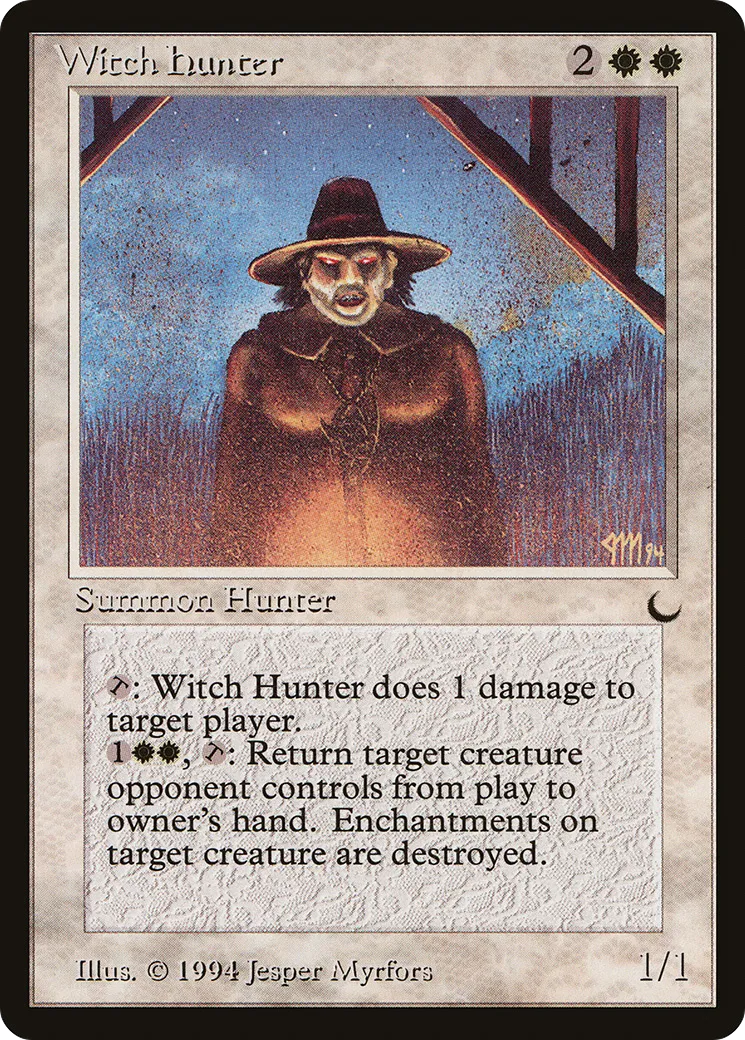 Witch Hunter — The Dark — Magic: The Gathering