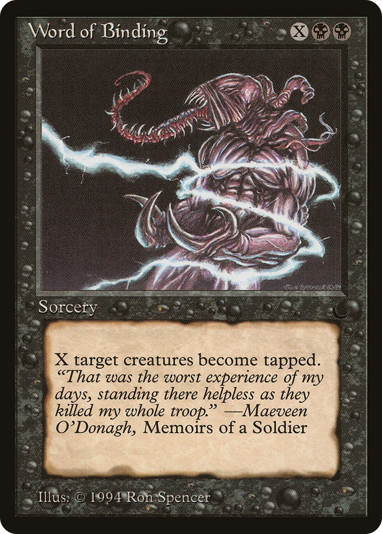 Word of Binding from The Dark - Magic: The Gathering