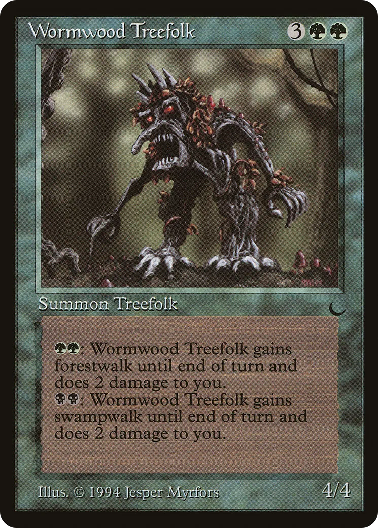 Wormwood Treefolk — The Dark — Magic: The Gathering