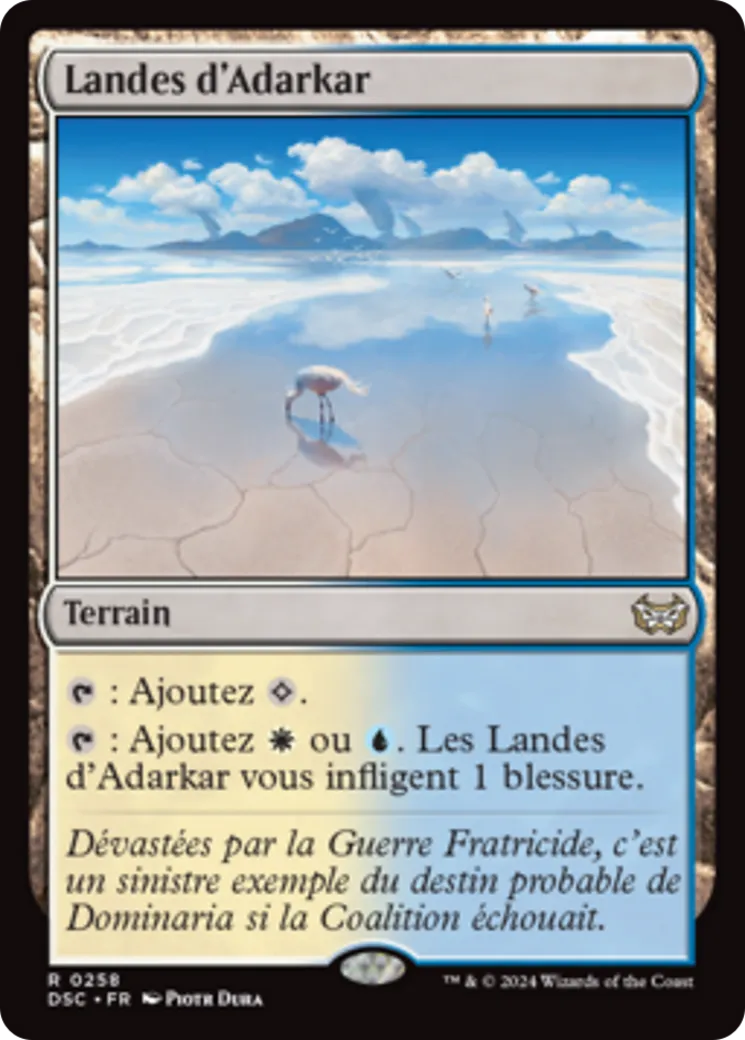 Landes d'Adarkar — Duskmourn: House of Horror Commander — Magic: The Gathering