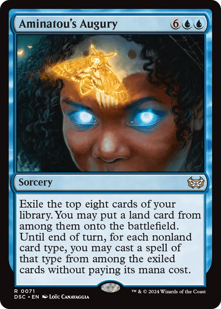 Augure d'Aminatou — Duskmourn: House of Horror Commander — Magic: The Gathering