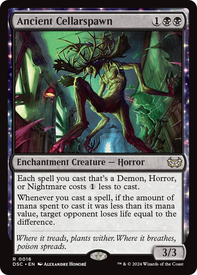 Ancient Cellarspawn — Duskmourn: House of Horror Commander — Magic: The Gathering