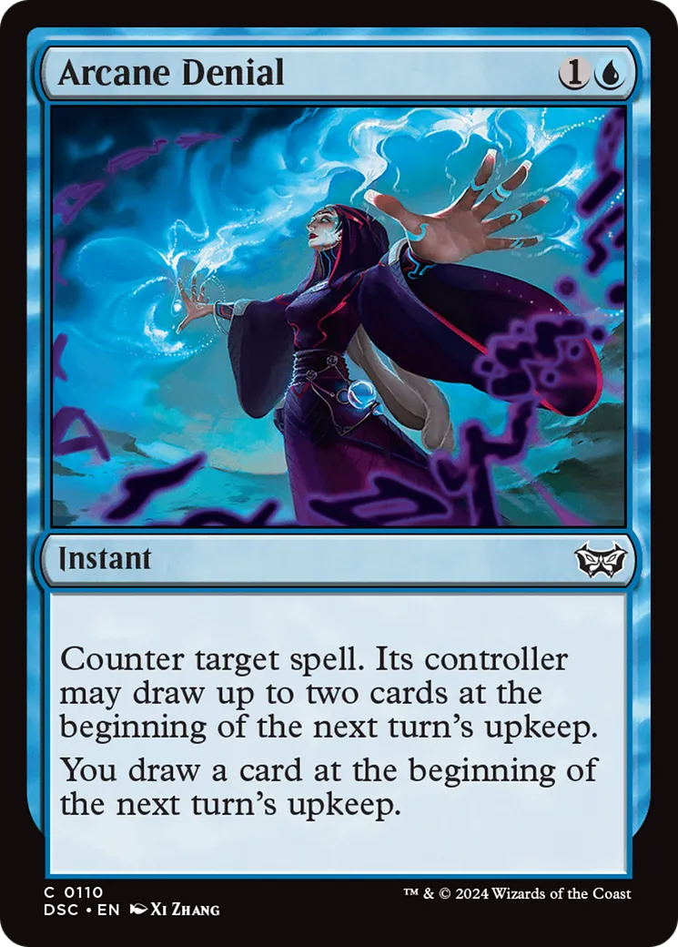 Arcane Denial — Duskmourn: House of Horror Commander — Magic: The Gathering