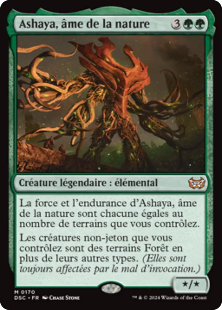 Ashaya, âme de la nature — Duskmourn: House of Horror Commander — Magic: The Gathering