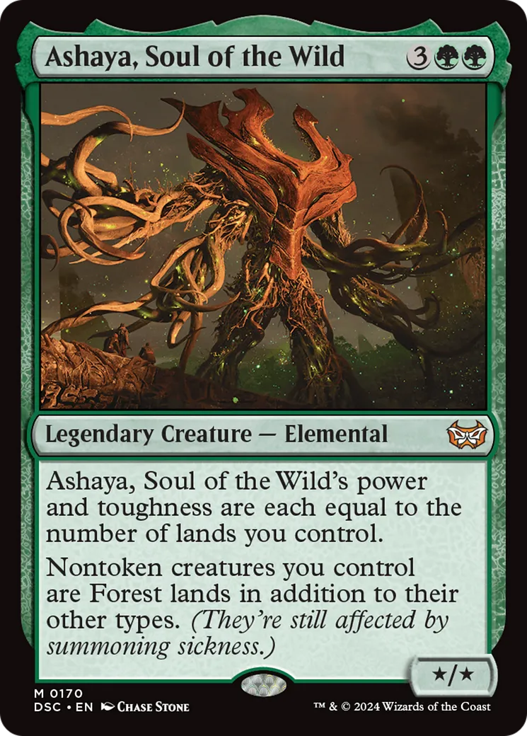 Ashaya, Soul of the Wild — Duskmourn: House of Horror Commander — Magic: The Gathering