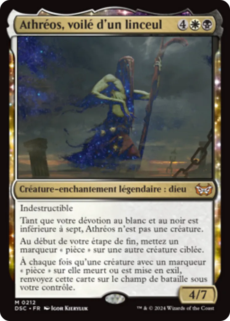 Athréos, voilé d'un linceul — Duskmourn: House of Horror Commander — Magic: The Gathering