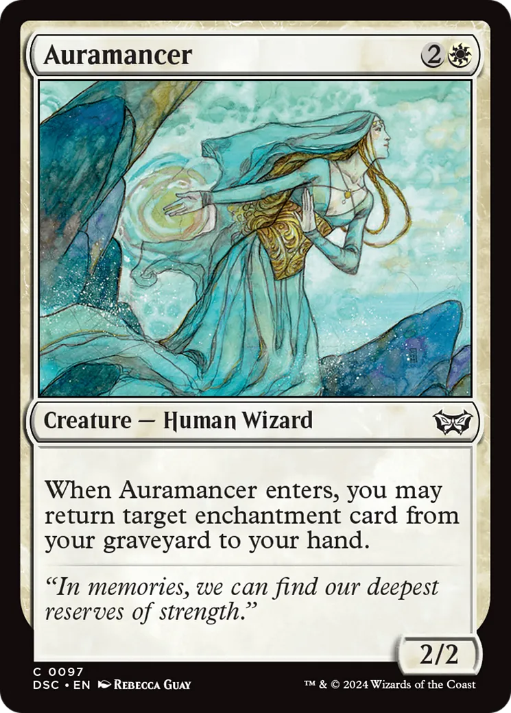 Auramancer — Duskmourn: House of Horror Commander — Magic: The Gathering