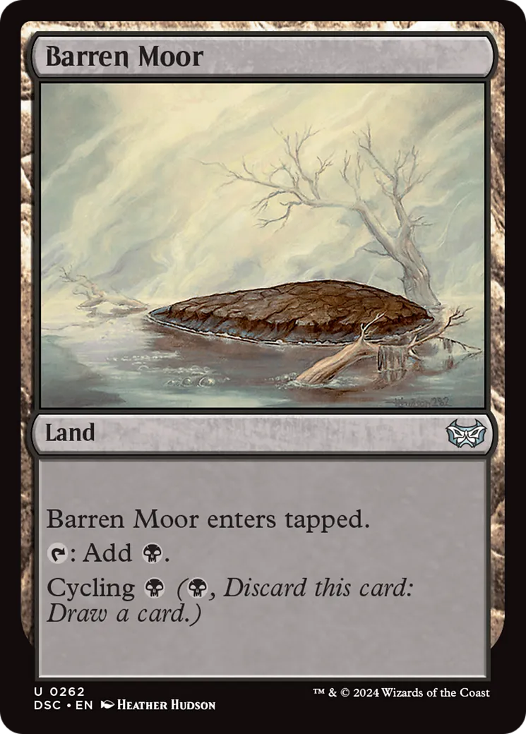 Barren Moor — Duskmourn: House of Horror Commander — Magic: The Gathering