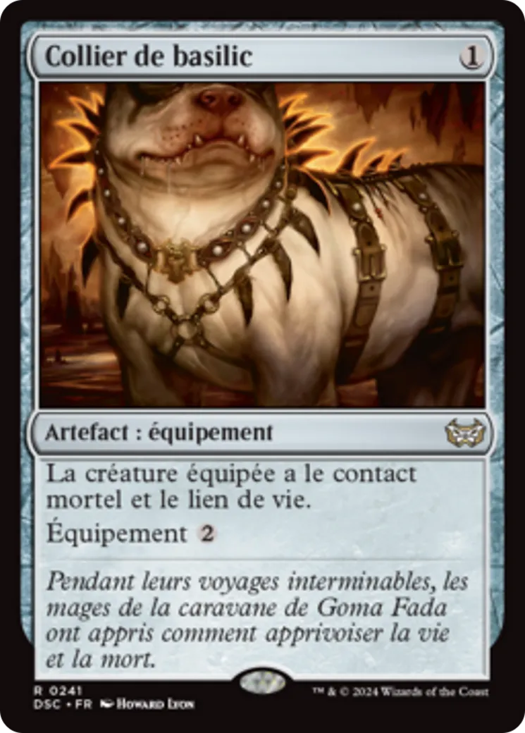 Collier de basilic — Duskmourn: House of Horror Commander — Magic: The Gathering