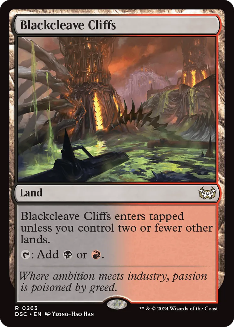 Falaises de Coupenoire — Duskmourn: House of Horror Commander — Magic: The Gathering