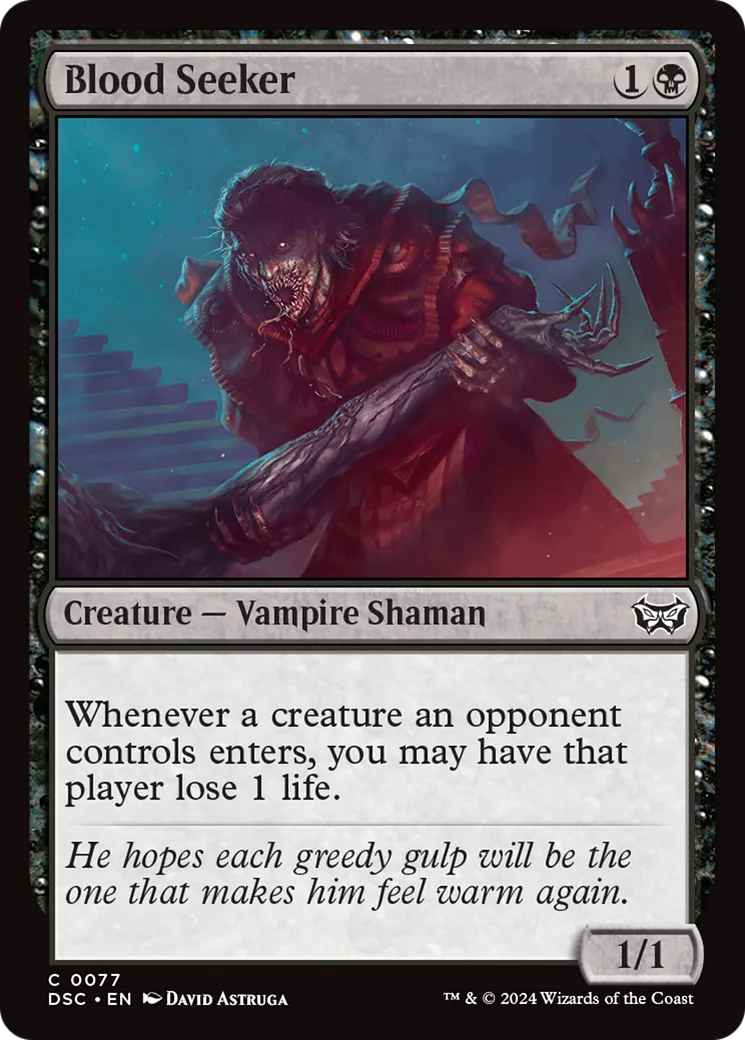 Blood Seeker — Duskmourn: House of Horror Commander — Magic: The Gathering